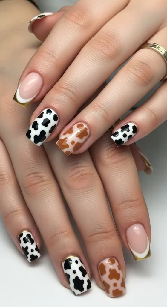 Mocha & Milk Cow Spots
