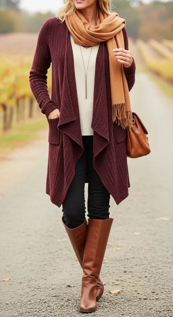 The Vineyard Drape Cardigan The Vineyard Drape Cardigan