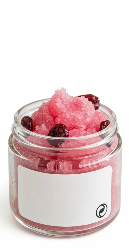 Brightening Cranberry Sugar Scrub Brightening Cranberry Sugar Scrub