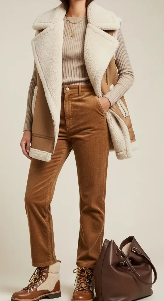 The Rustic Corduroy and Shearling