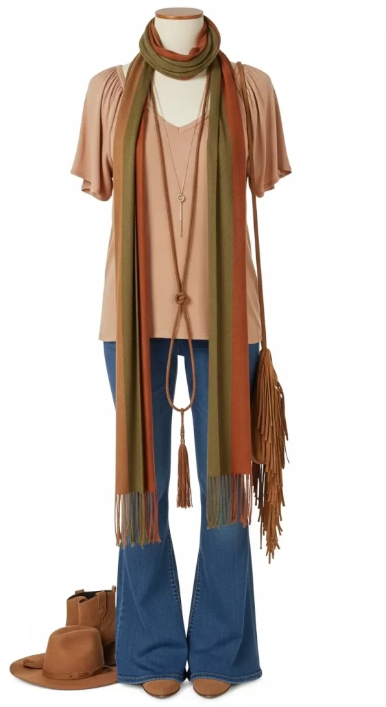 The Boho Longline Drape The Boho Longline Drape