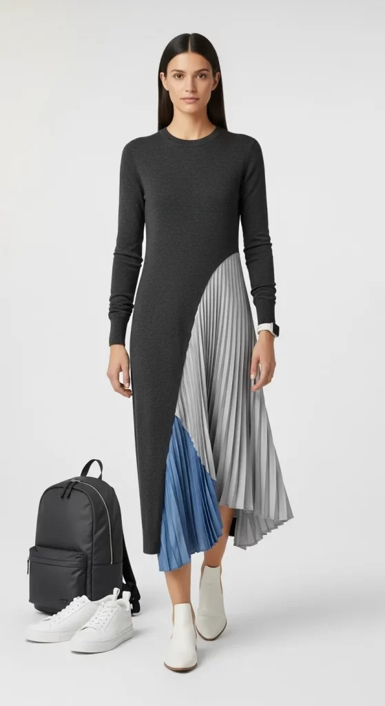 The Architectural Knit Dress