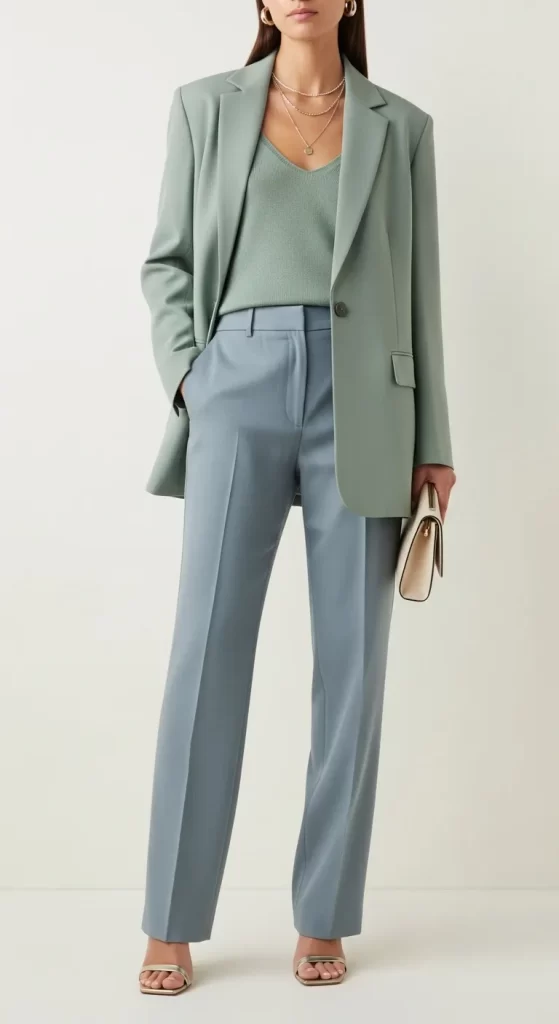 The Monochromatic Power Suit The Monochromatic Power Suit