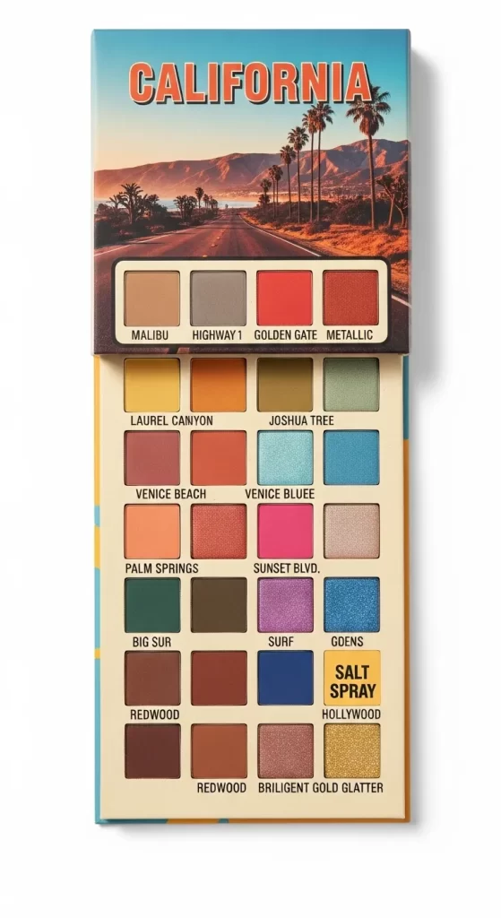 The California Coast Cruiser Palette