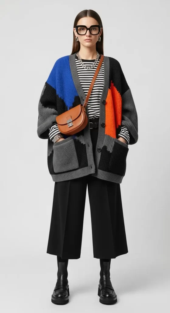 The Modern Art Cardigan The Modern Art Cardigan