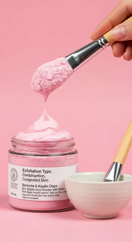 Clay & Algae Powder-to-Mousse Mask