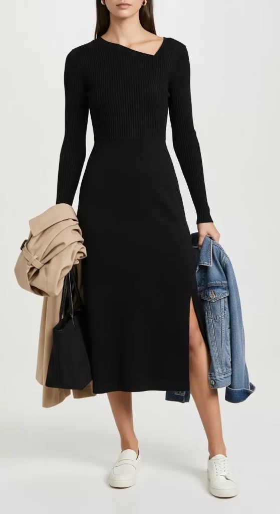 The Versatile Black Knit Dress The Versatile Black Knit Dress