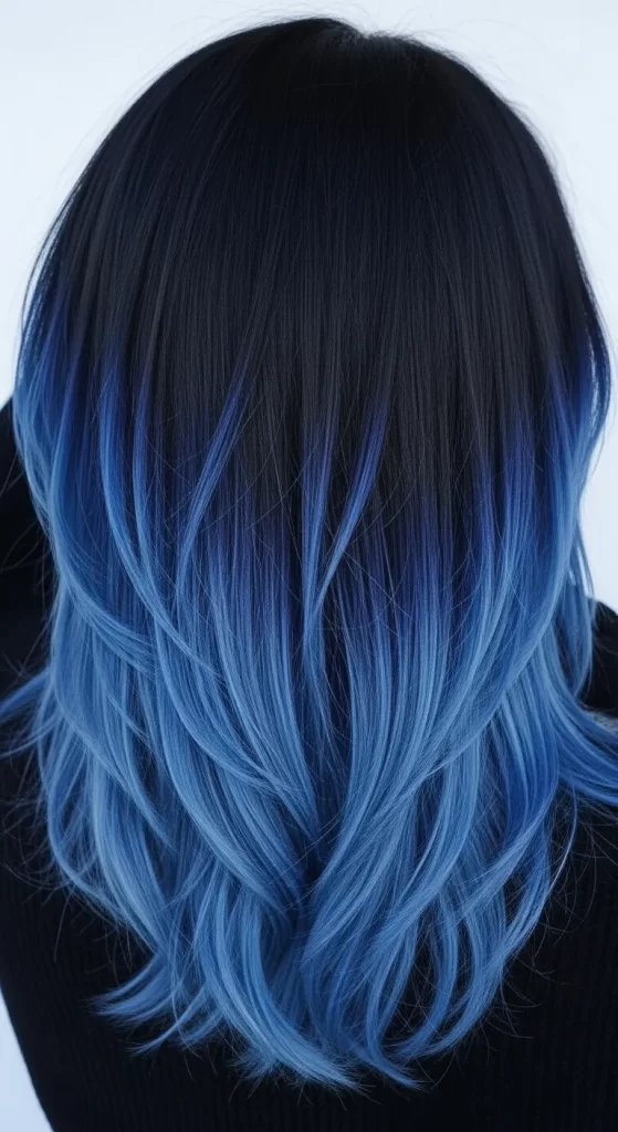 Icy Blue Ombre