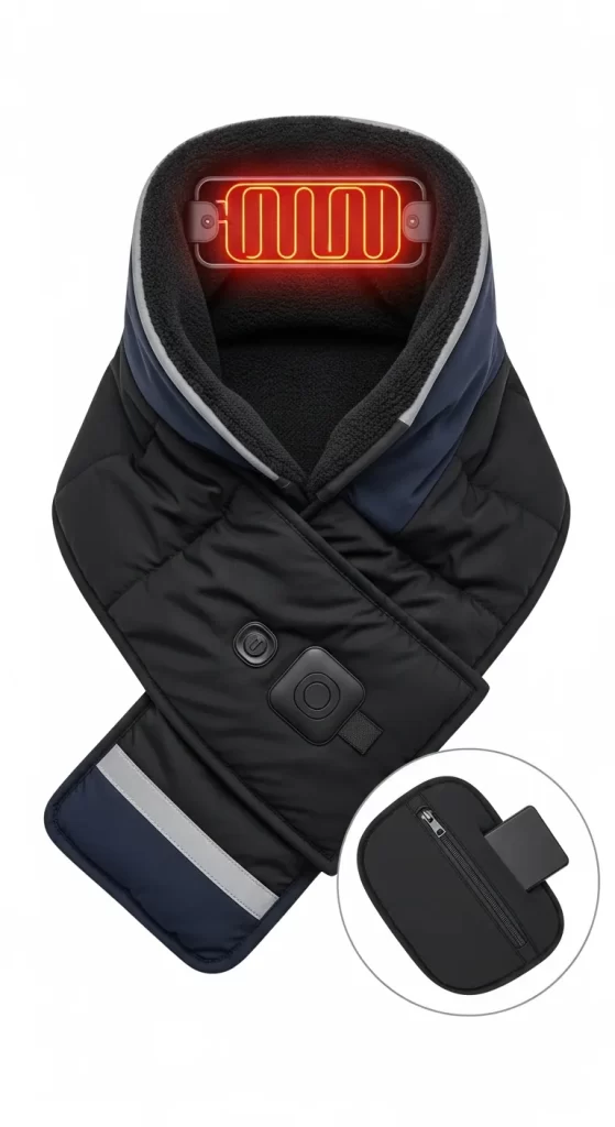 The Tech-Infused Heated Scarf The Tech-Infused Heated Scarf