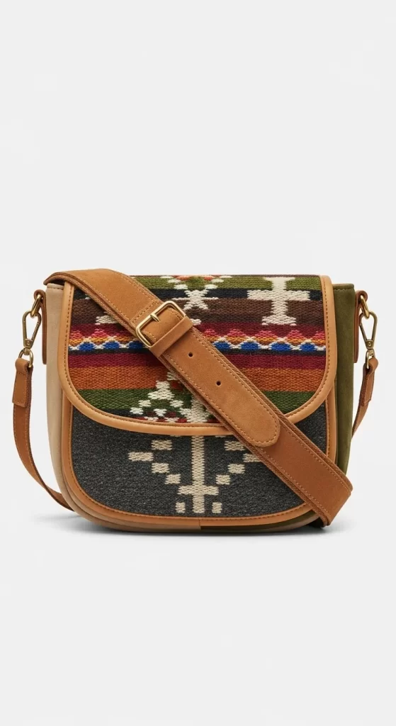 The Southwestern Tapestry Saddle Bag