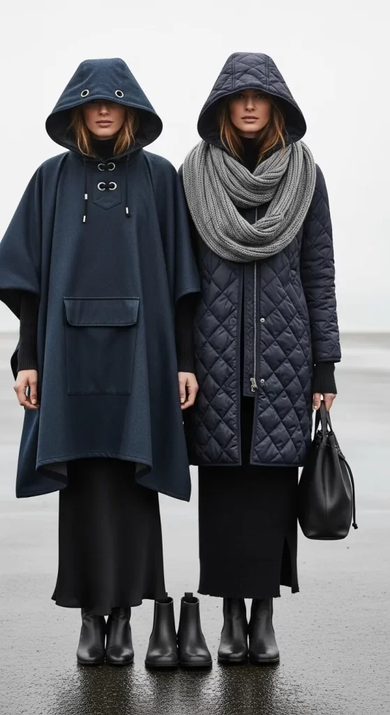 The Stormy Navy Cloak The Stormy Navy Cloak