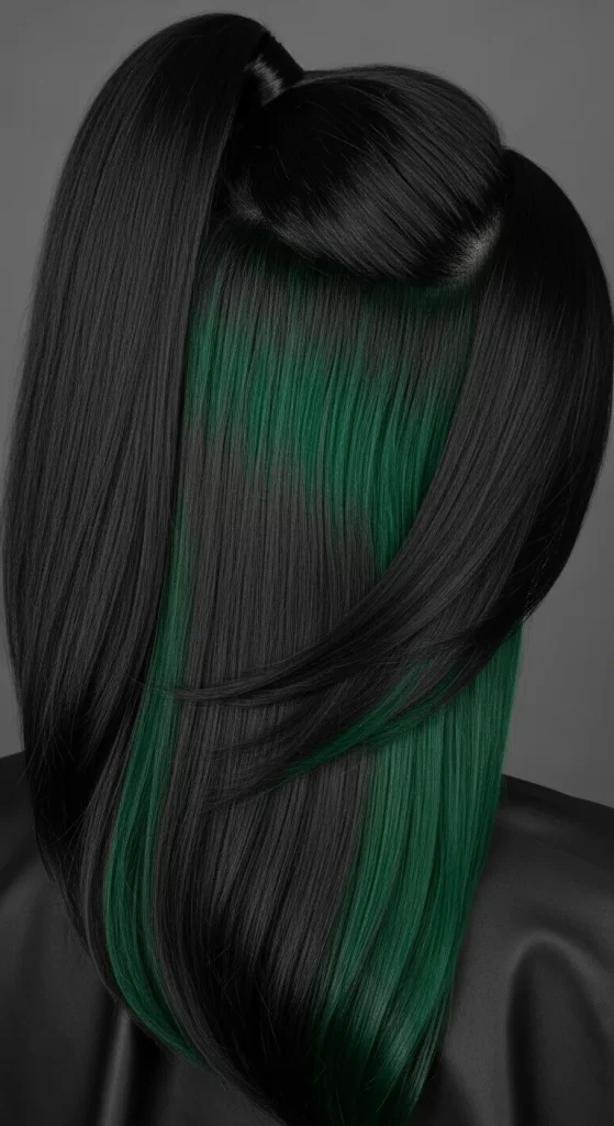 Hidden Emerald Peekaboo