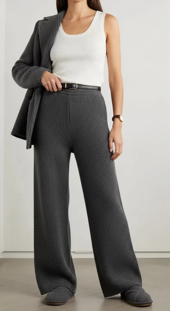 The Charcoal Ribbed Power Set The Charcoal Ribbed Power Set