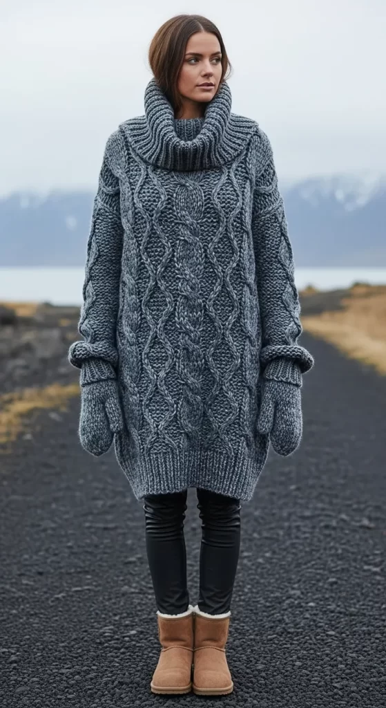 The Icelandic Cable-Knit Tunic The Icelandic Cable-Knit Tunic