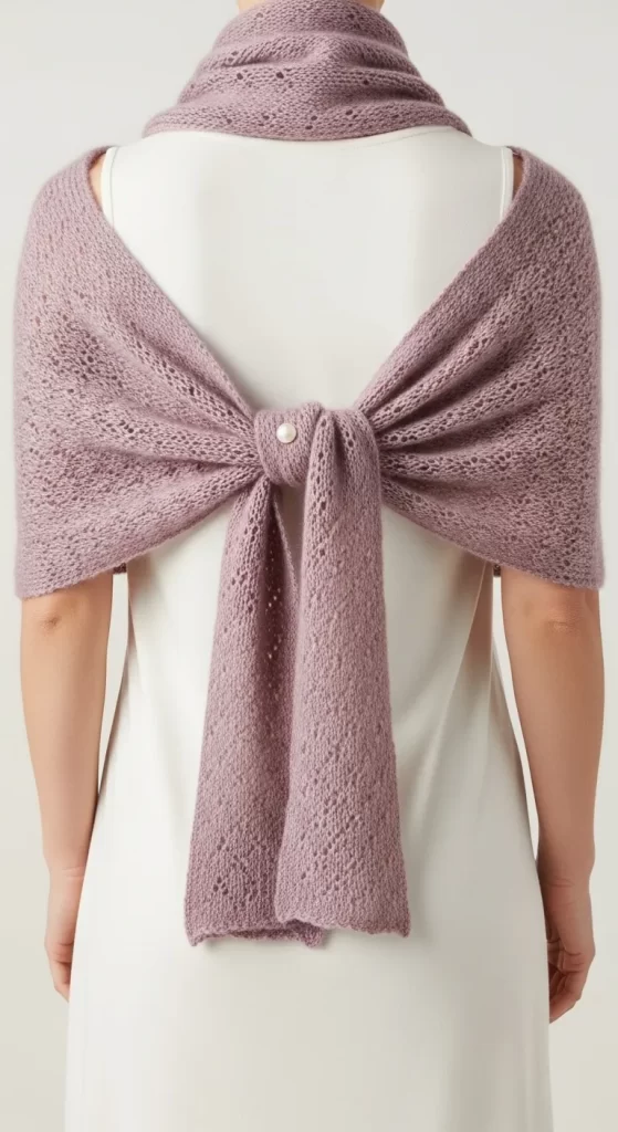 The Delicate Mohair Bow-Tie Shawl The Delicate Mohair Bow-Tie Shawl