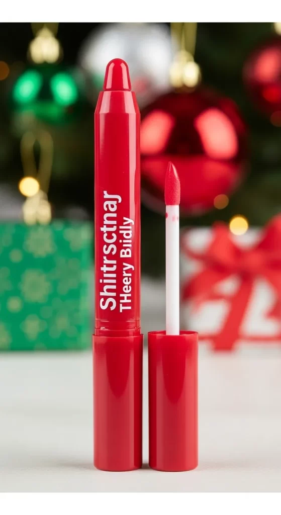 Festive Crimson Crayon