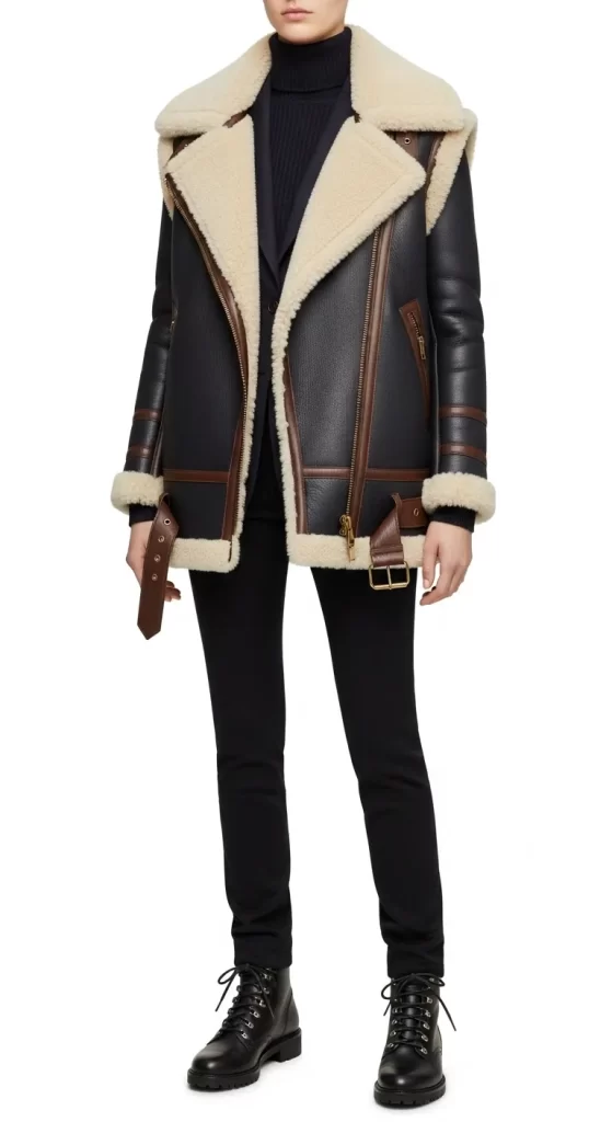 The Aviator Shearling Gilet The Aviator Shearling Gilet