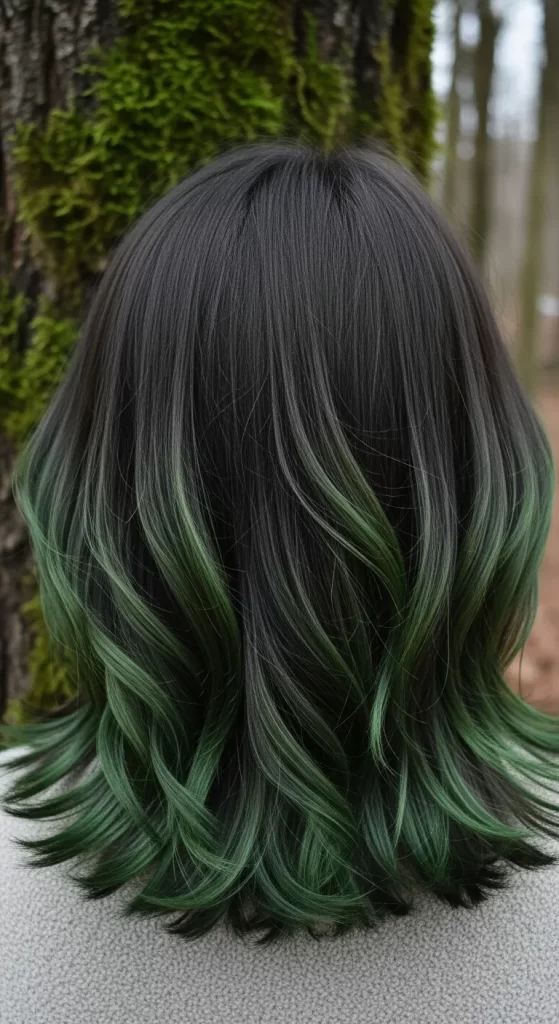 Forest Green Ombre