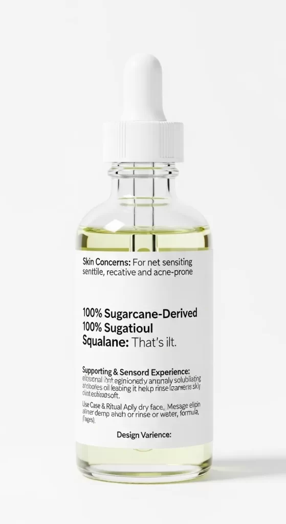 100% Squalane Cleansing Oil