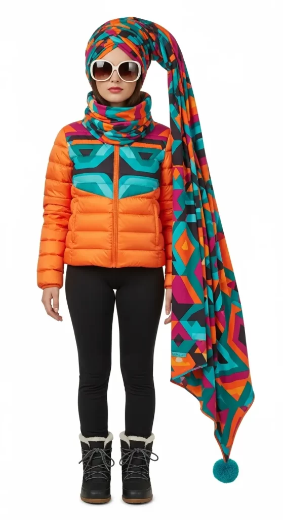 The Whimsical Pom-Pom Turban The Whimsical Pom-Pom Turban