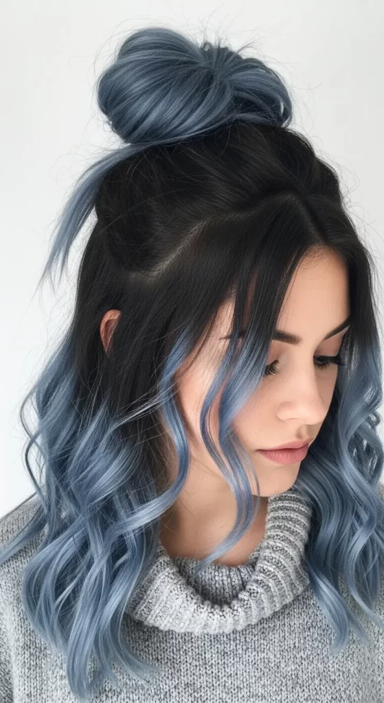Smoky Blue Waves