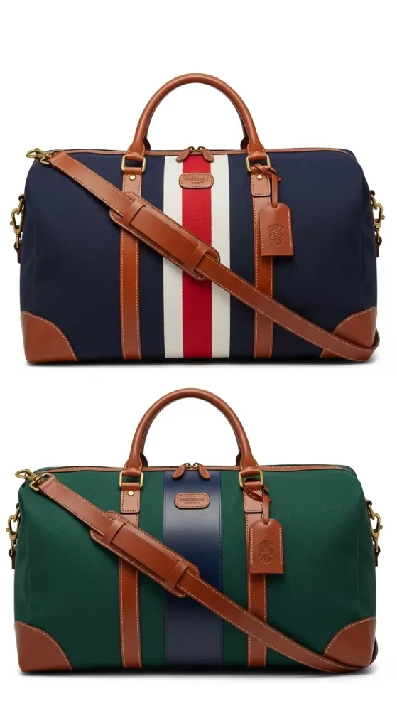 The Striped Canvas Weekender