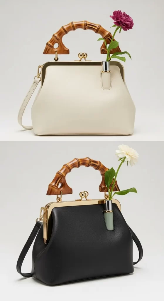 The Bamboo Handle Frame Bag