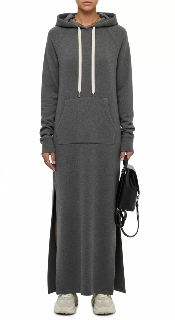 The Maxi Hoodie Lounger Dress The Maxi Hoodie Lounger Dress