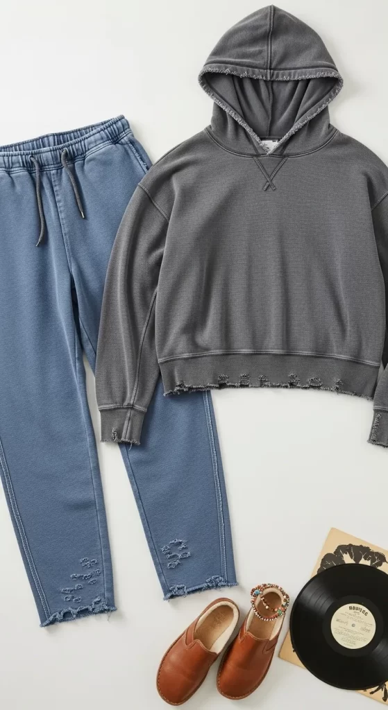 The Distressed Hoodie and Sweatpants The Distressed Hoodie and Sweatpants