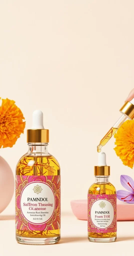 Pamndol Saffron Infusion Cleansing Oil