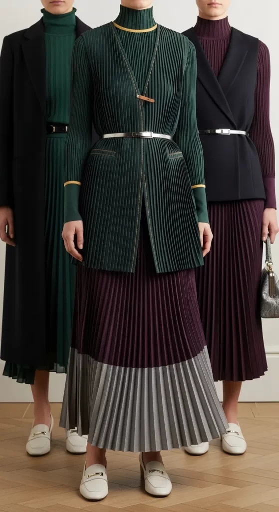 The Pleated Jewel Tones The Pleated Jewel Tones