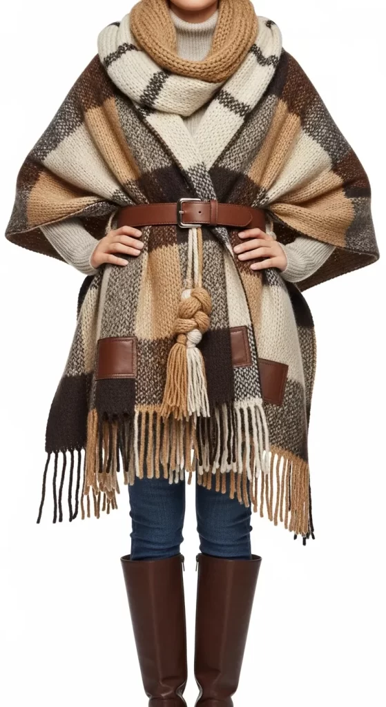 The Belted Poncho Scarf The Belted Poncho Scarf
