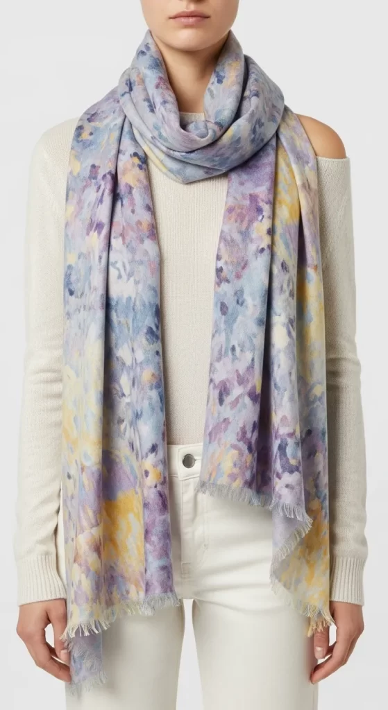 The Impressionist Watercolor Wrap The Impressionist Watercolor Wrap