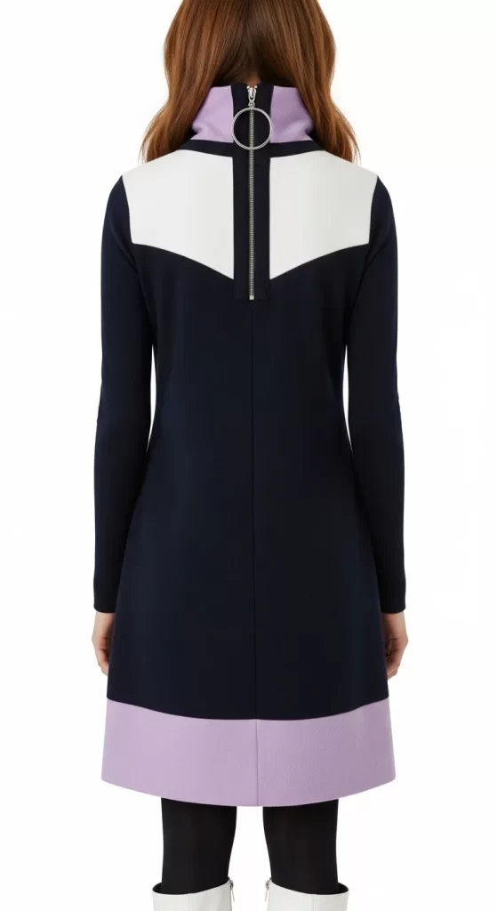 The Mod Color-Block Mini Dress The Mod Color-Block Mini Dress