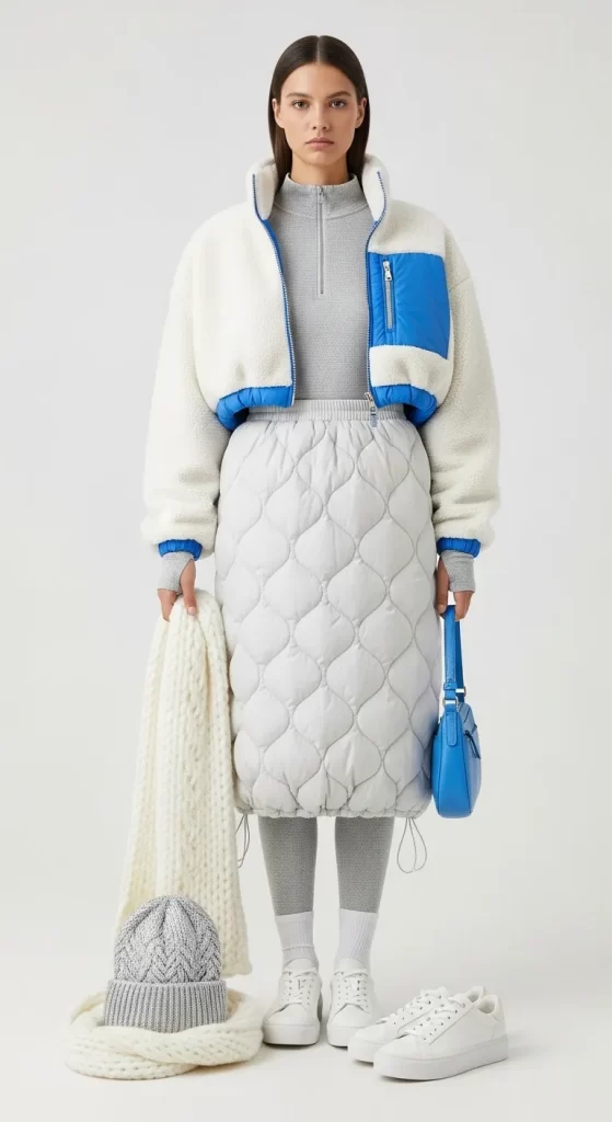 The Sporty Sherpa Skirt Set The Sporty Sherpa Skirt Set