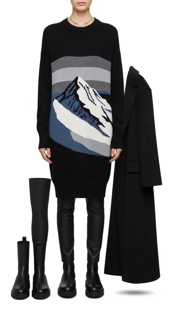 The Alpine Intarsia Tunic The Alpine Intarsia Tunic