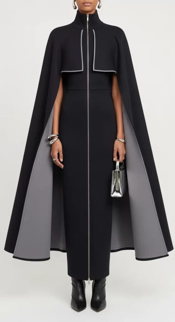 The Modernist Cape Gown The Modernist Cape Gown