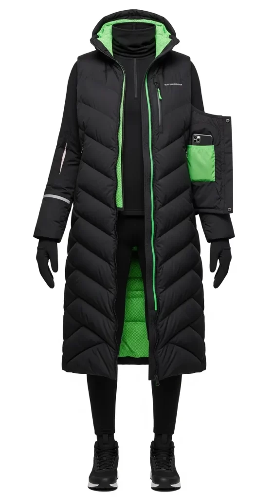 The Neon Tech Quilted Vest The Neon Tech Quilted Vest