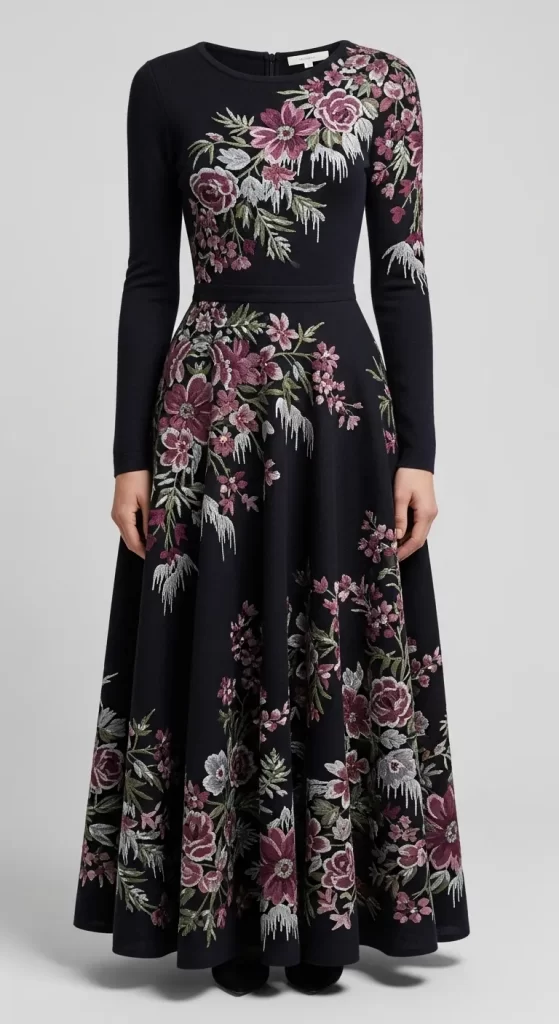 The Frosted Winter Garden Gown The Frosted Winter Garden Gown