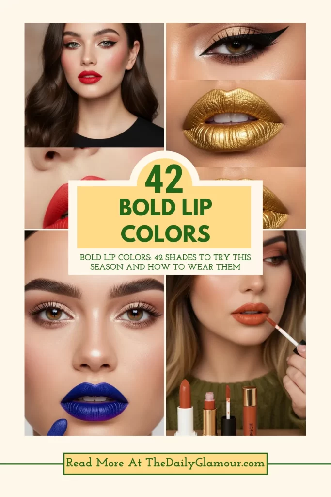 Bold Lip Colors